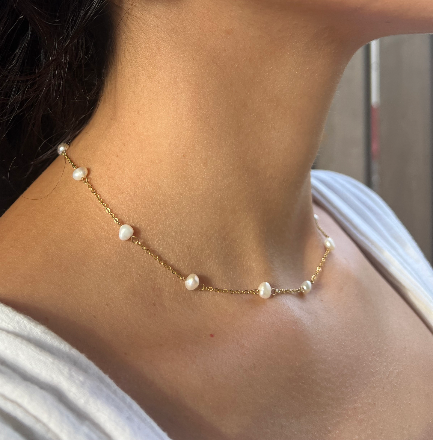 Soraya Pearl Necklace