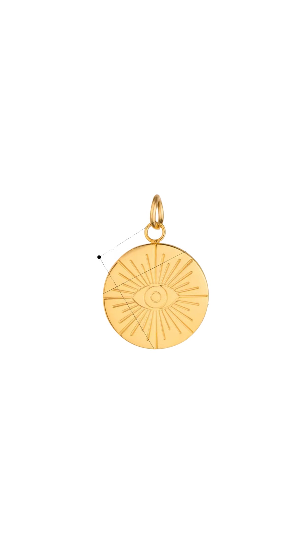 Evil Eye Charm Gold or Silver
