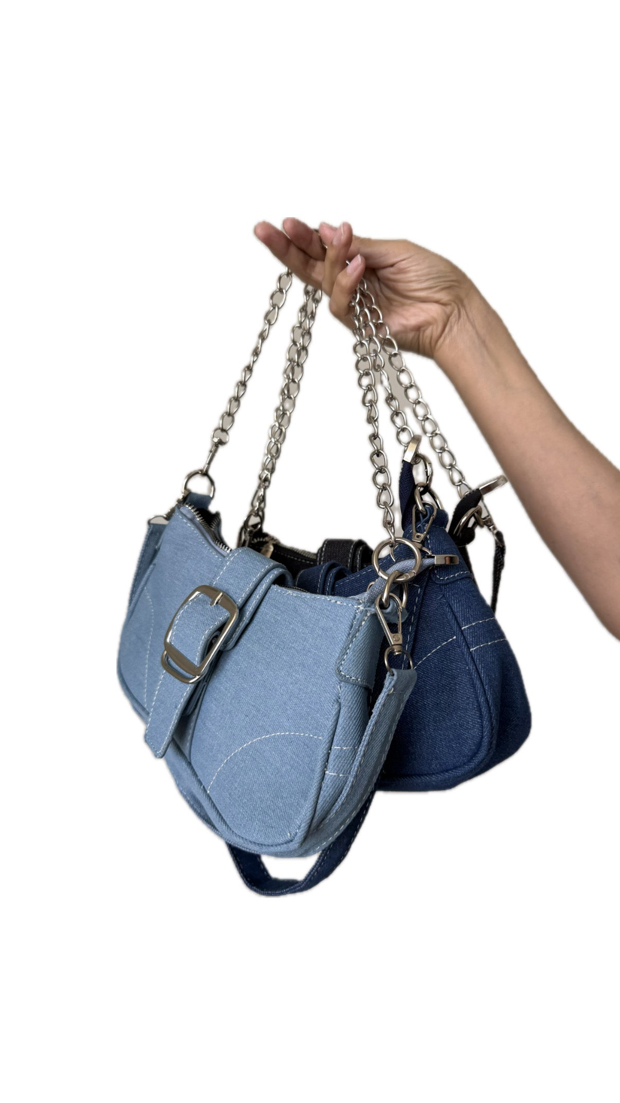 Jean Buckle Purse