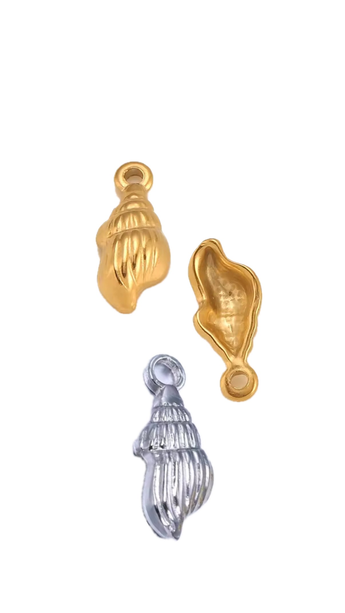 Conch Charm Gold or Silver