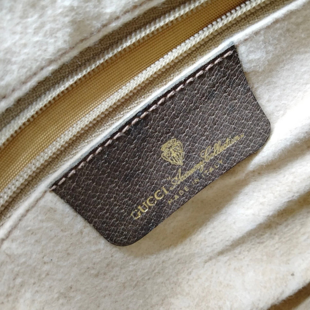 Authentic Vintage Gucci GG Supreme Sherry Line Accessory Collection Shoulder Bag 1980s