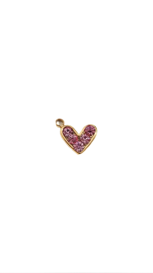 Pink Heart Charm