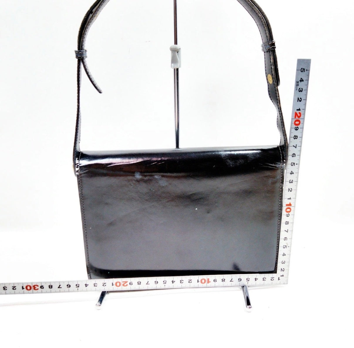 Vintage Gucci Sherry Line Black Leather Horsebit Shoulder Bag Made in Italy