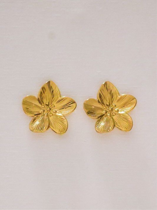 Gold Floret Earring