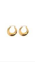 Gold U Earring