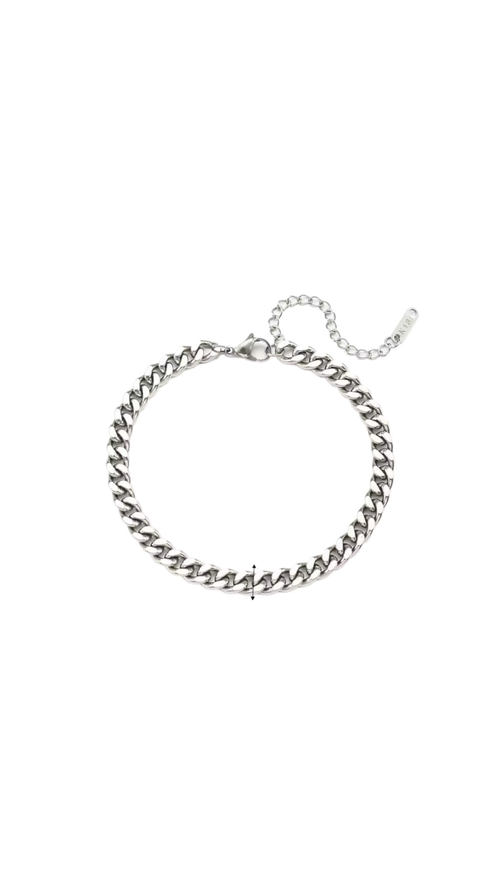 Cuban Link Bracelet Gold & Silver