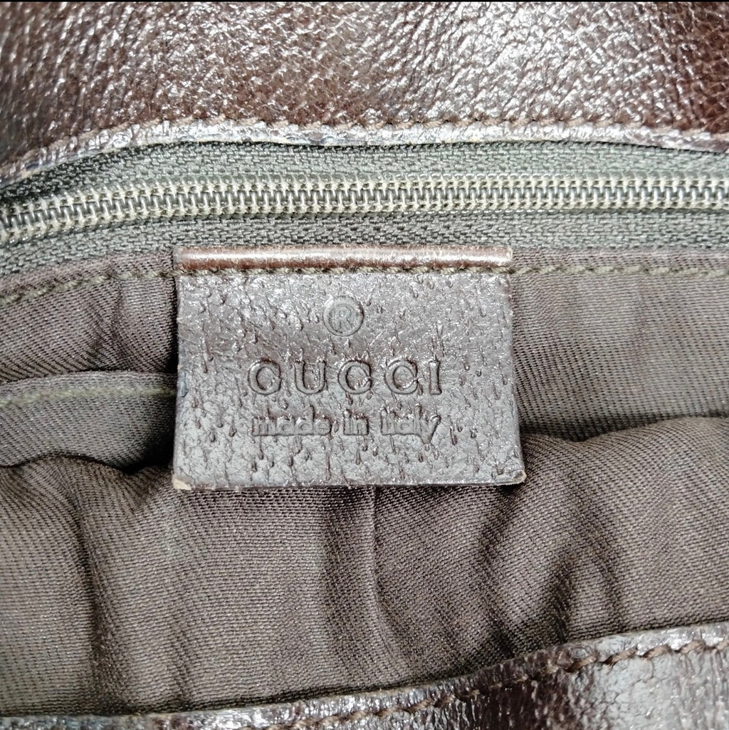 Authentic Vintage Gucci GG Canvas Shoulder Bag – Brown & Beige