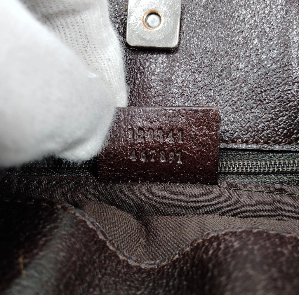 Authentic Vintage Gucci GG Canvas Shoulder Bag – Brown & Beige