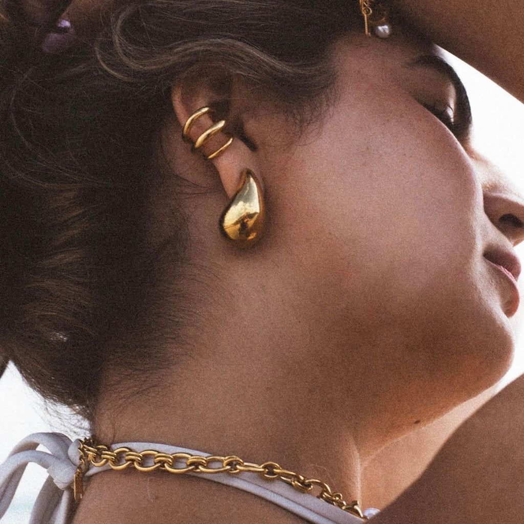 Gold Triple Ear Cuff