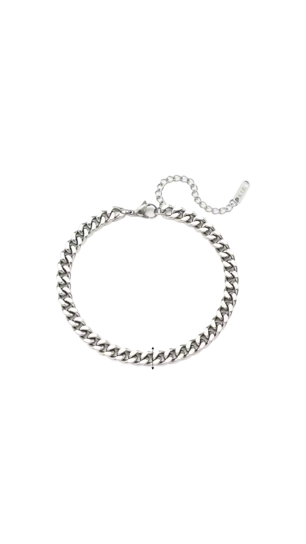 Cuban Link Bracelet Gold & Silver