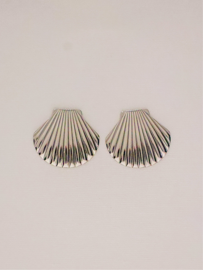 Silver Shell Earring