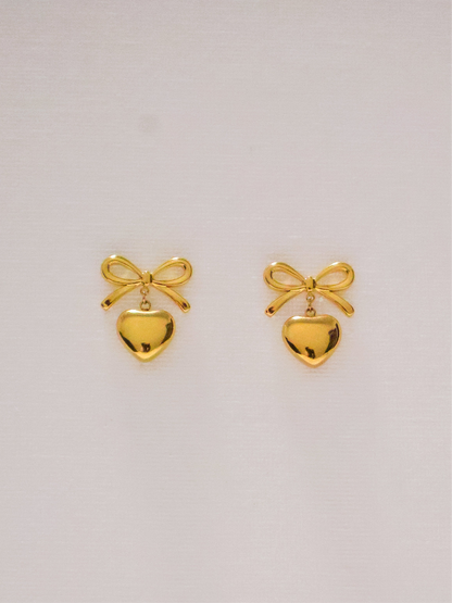 Gold Coquette Earring