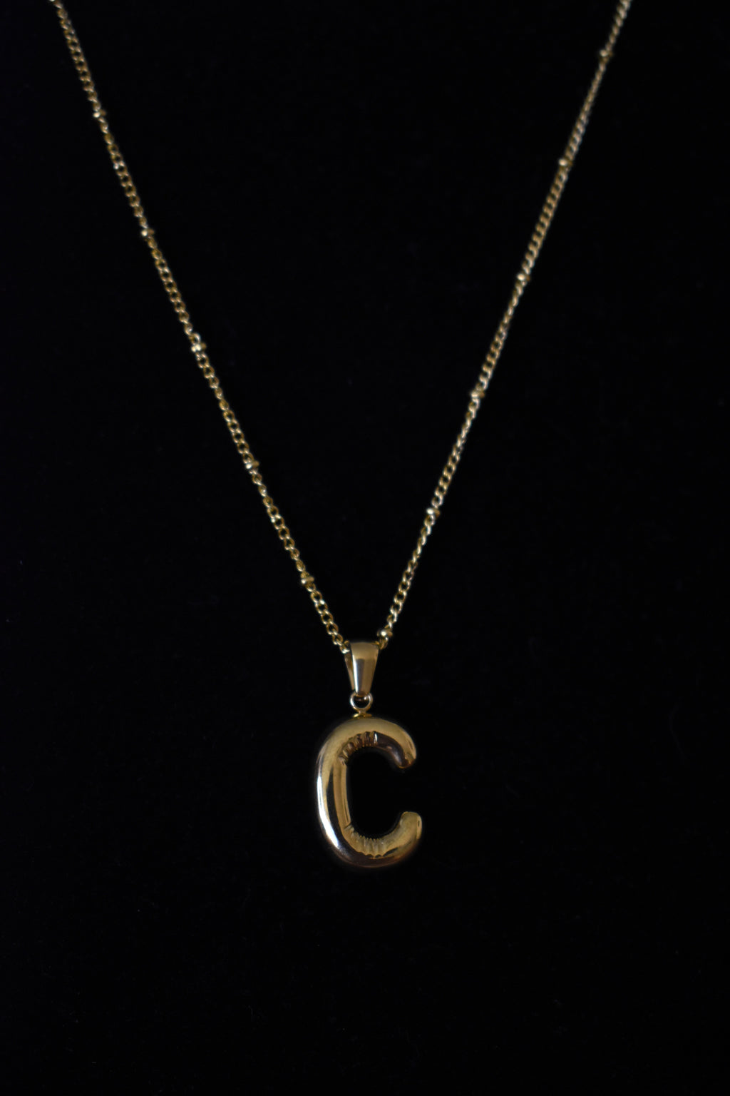 Bubble Letter Necklace