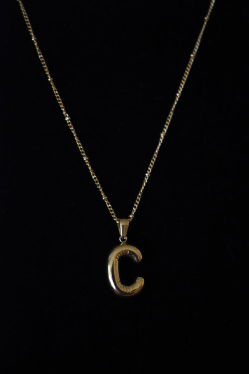 Bubble Letter Necklace