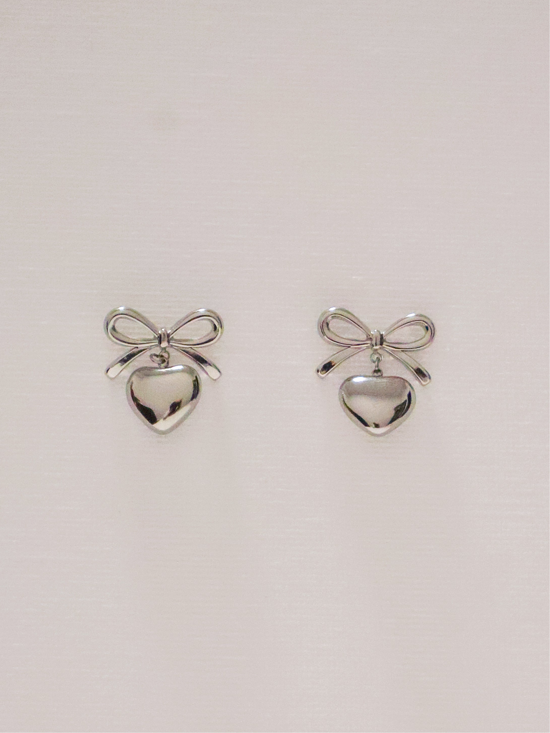 Silver Coquette Earring