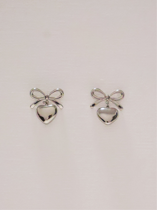 Silver Coquette Earring