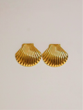 Gold Shell Earring