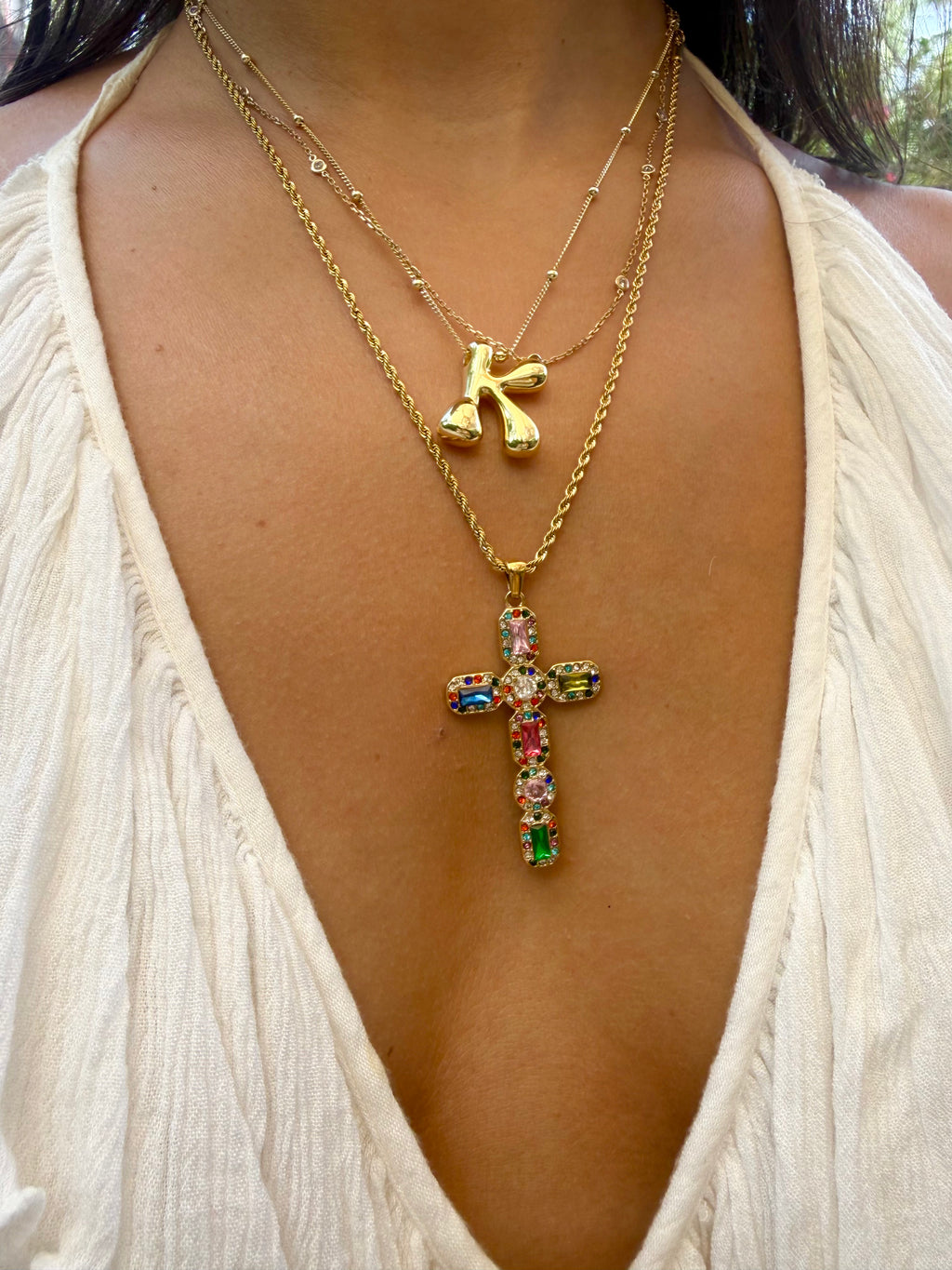 Large Cross Necklace