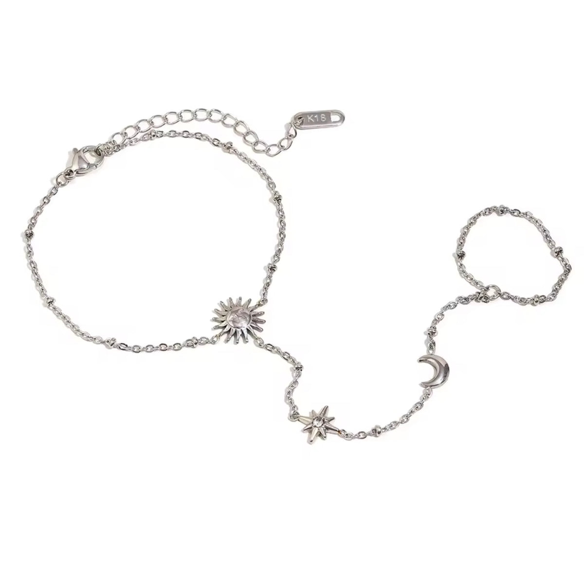 Silver Celestial Hand Chain