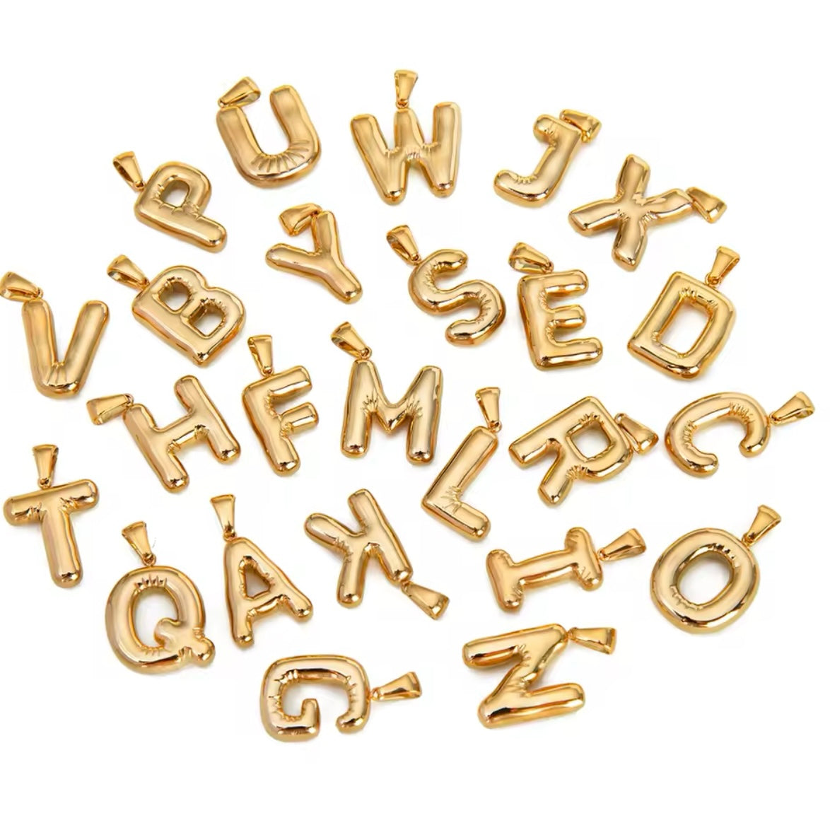 Bubble Letter Necklace