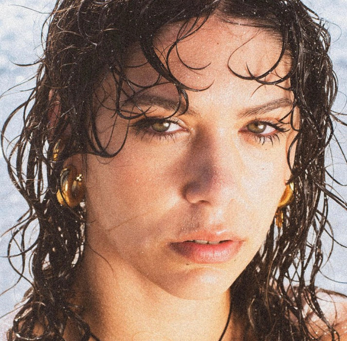 Gold Chunky Hoop Earring