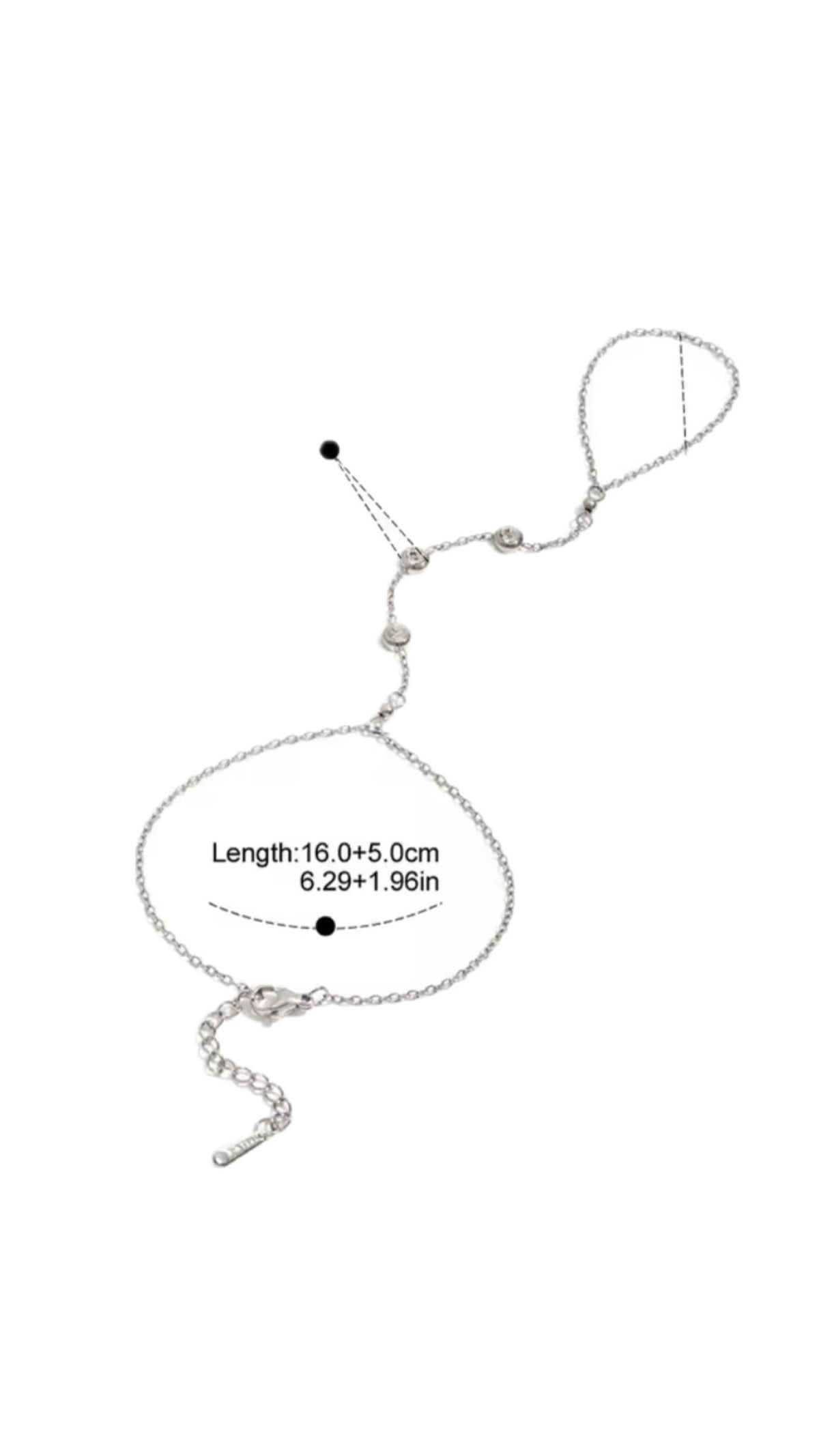 Silver Shine Hand Chain