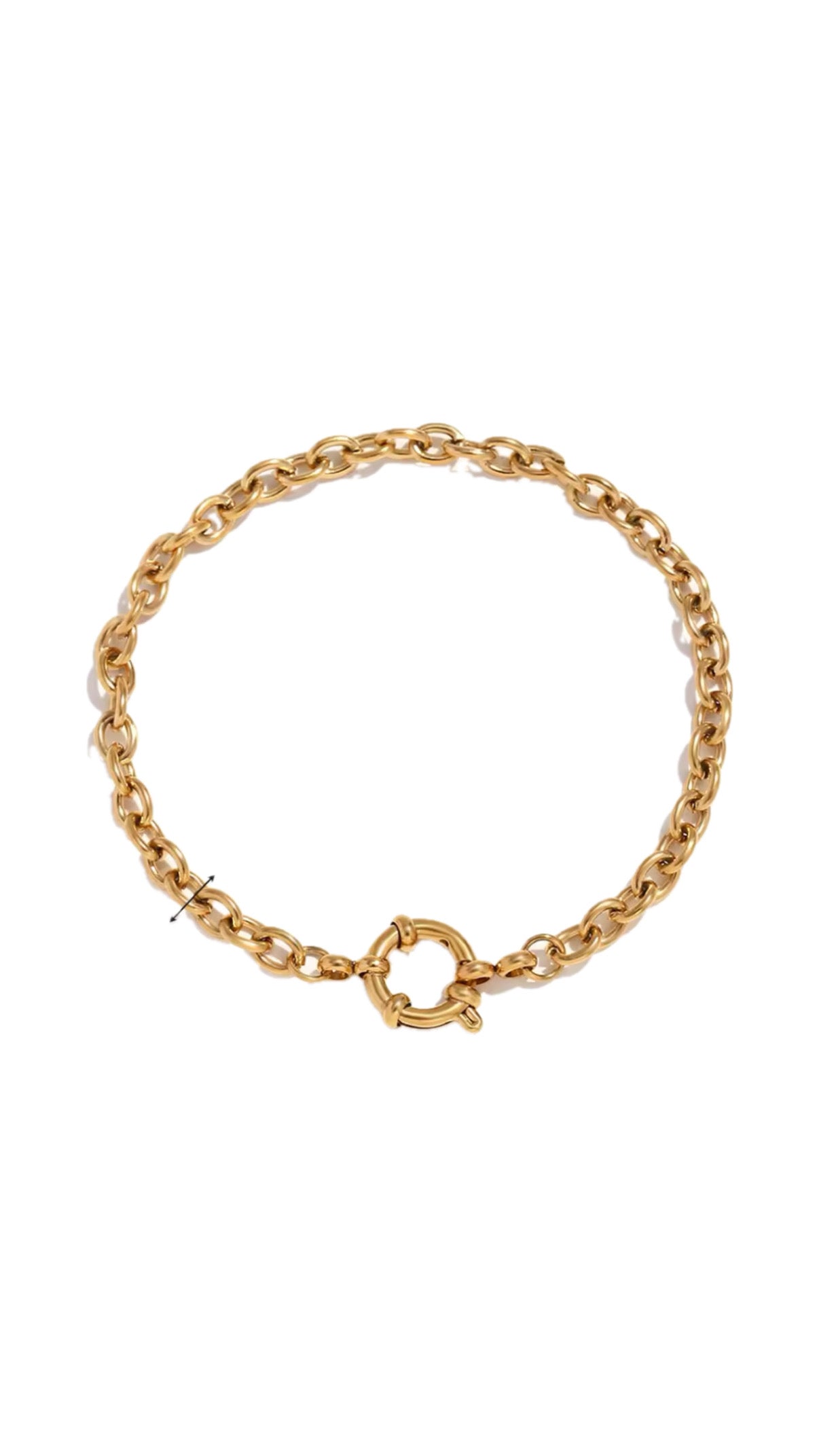 Buckle Charm Bracelet Gold & Silver