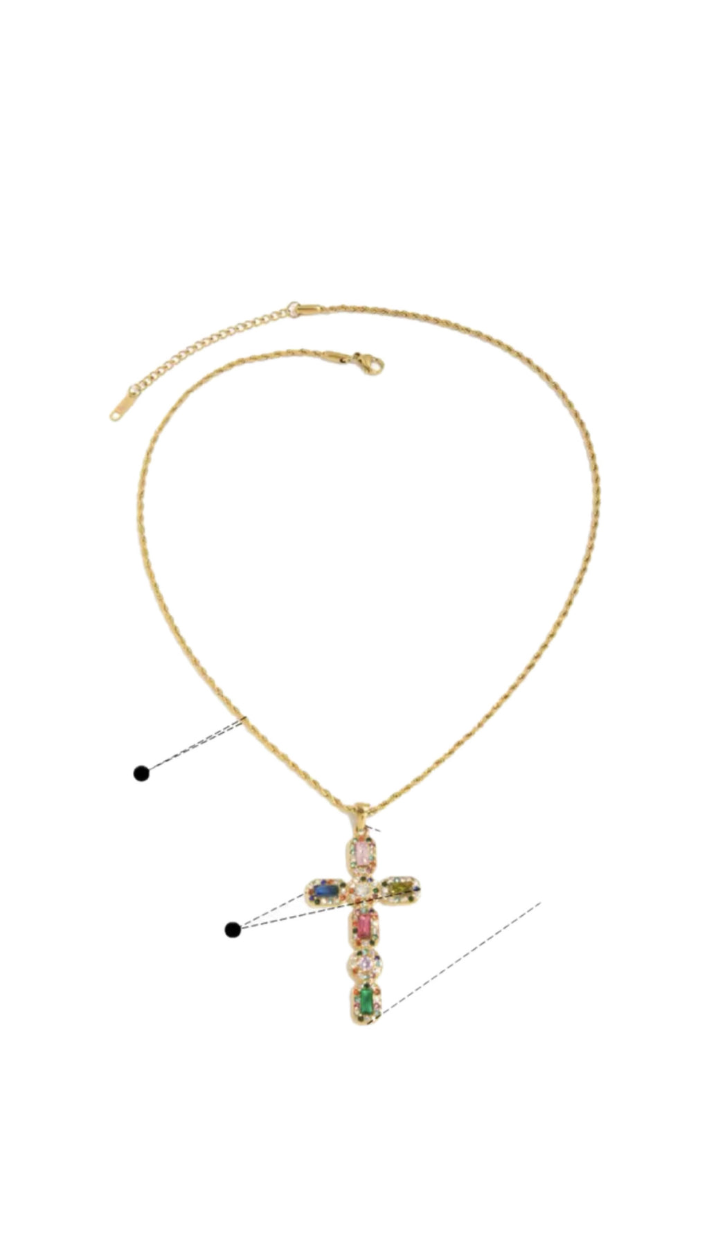 Large Cross Necklace