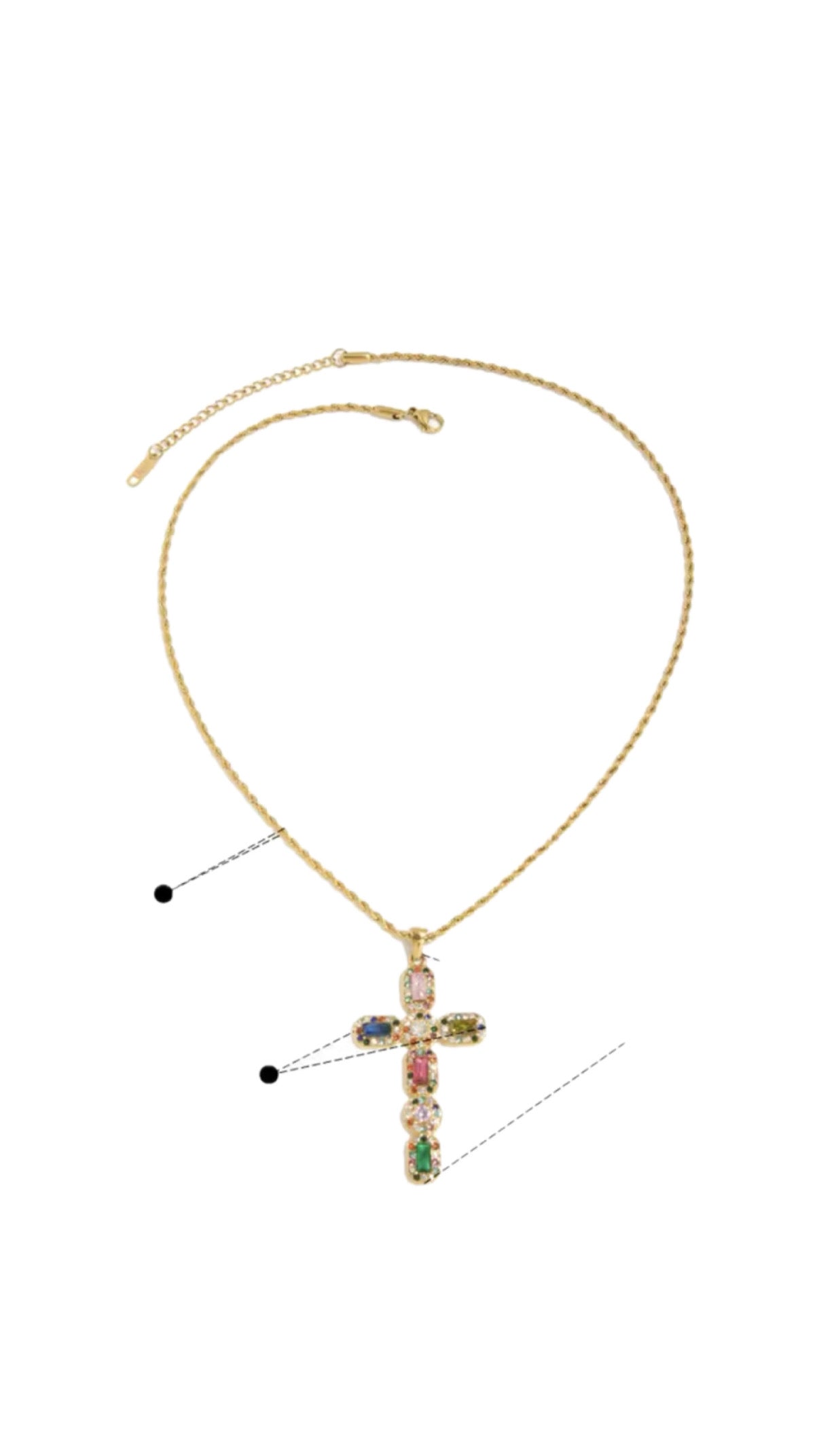 Large Cross Necklace