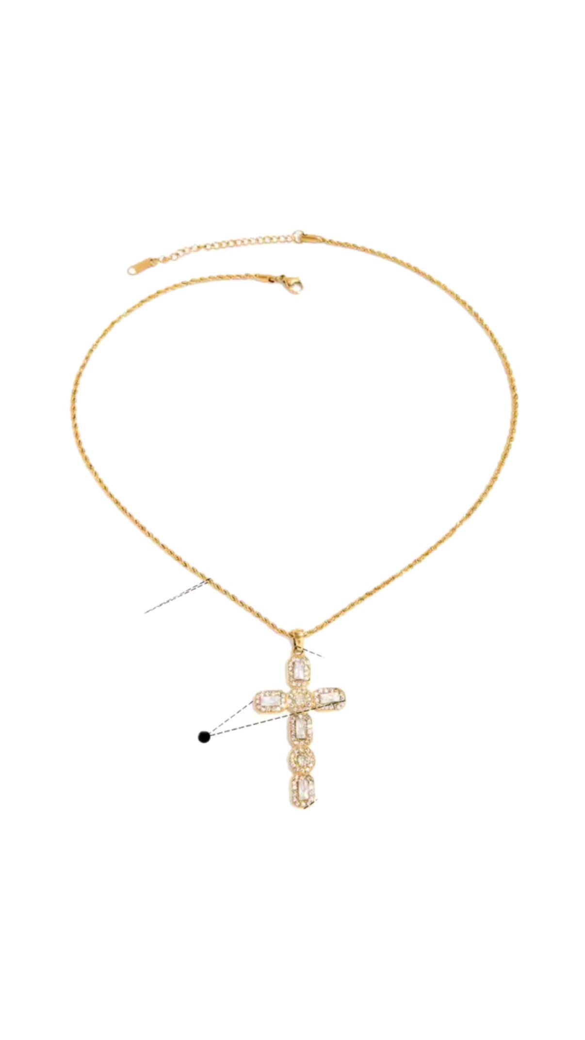 Large Cross Necklace