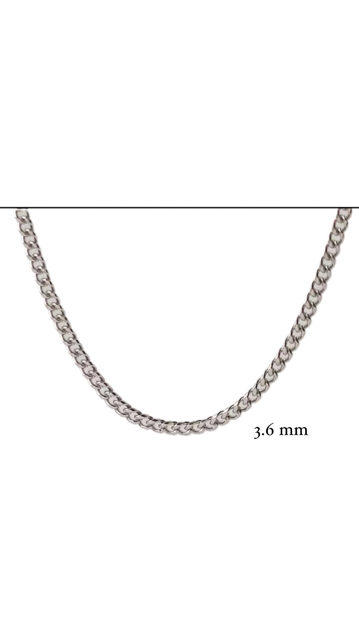 Silver Charm Necklace Chain Options