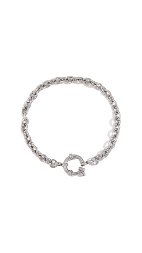 Buckle Charm Bracelet Gold & Silver