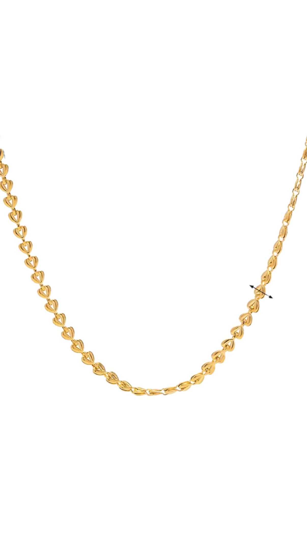 Heart Chain Necklace